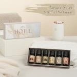 Auelife Hotel Collection Diffuser Oil Set - 6x10ml Luxury Hotel Scent Essential Oils for Diffuser - Fragrance Oil Variety Pack- Ideal for Home, Spa, DIY Candle Making Gift