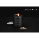 Lavender & Wood Scented Candle - Candle for Men
