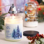 Winter Candle Set | 6 Pack Christmas Scented Candles for Home - Holiday Soy Candle Gift Set for Women Men, Aromatherapy Candles Scents of Hello Winter/Forest/Cider/Warm/Fireside/Bonfire