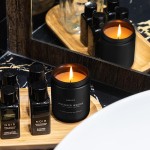 Lavender & Wood Scented Candle - Candle for Men