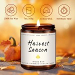 Fall Candle Set + Men Candle Set, 4pack Scented Candles for Home, Soy Candles, Gifts for Women & Men