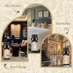 Auelife Hotel Collection Diffuser Oil Set - 6x10ml Luxury Hotel Scent Essential Oils for Diffuser - Fragrance Oil Variety Pack- Ideal for Home, Spa, DIY Candle Making Gift