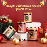 Christmas Tree Candle - Christmas Scented Candle, Aromatherapy Jar Candle for Home - Xmas Holiday Gifts for Women and Men, Soy Wax Candle for Home Scented, Cozy Winter Decoration, 7 oz