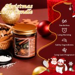 Christmas Candles | Christmas Garland Scented Candle, Holiday Soy Wax Candles for Home Scented, Aromatherapy Gifts for Women and Men, Cozy Winter Candle for Home Decor, 7 oz