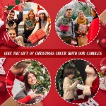 Christmas Gifts Set with Xmas Candles & Christmas Essential Oils Set for Women & Men, Holiday Candle Gifts, Soy Candles Home Scented, Essential Oils for Diffusers for Home