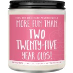Auelife 50th Birthday Gifts for Women, Best 50th Birthday Gift Ideas, Perfect Birthday Present, Funny Birthday Presents for Mom, Friends, Wife, Sister, 7oz Vanilla Cream-Scented Candle