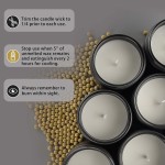 Scented Candles Set | Men Candle Set, Scented Candles for Home, Gifts for Men Aromatherapy Gift Set - 4 Pack Manly Gifts Soy Candle of Leather/Smoke & Vanilla/Oak/Lavender